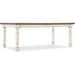 Hooker Furniture Americana White & Brown Wood Dining Table 