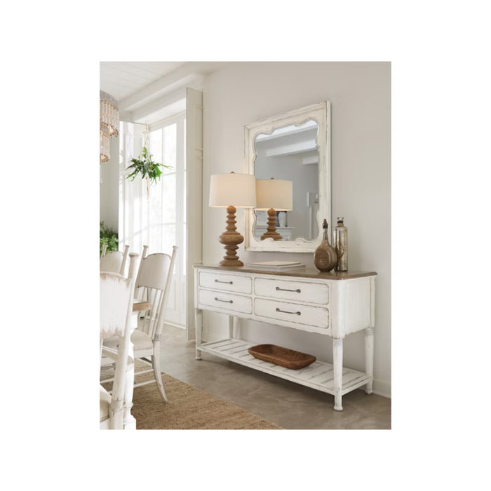 Hooker Furniture  Americana White Wood Server