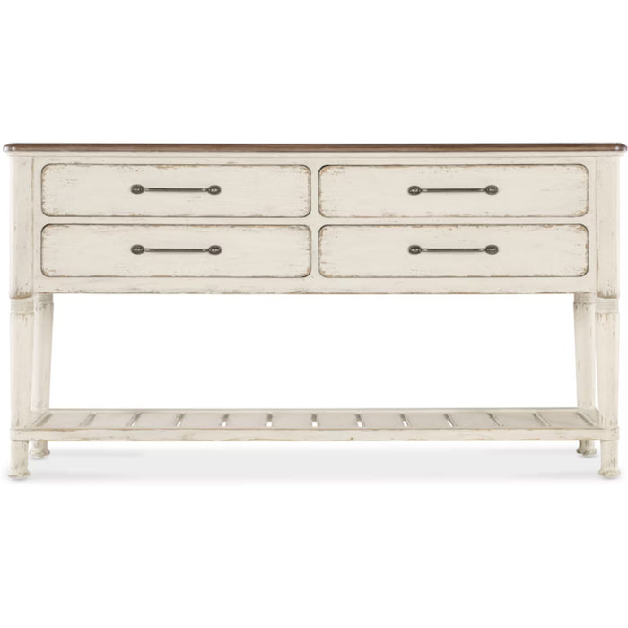 Hooker Furniture  Americana White Wood Server