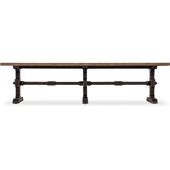 Hooker Furniture Americana Trestle Rectangle Cocktail Table