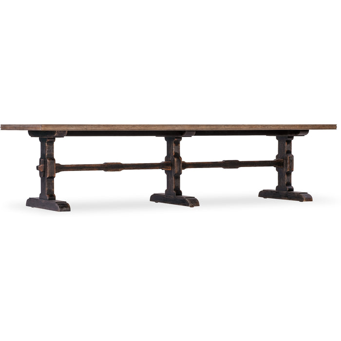 Hooker Furniture Americana Trestle Rectangle Cocktail Table