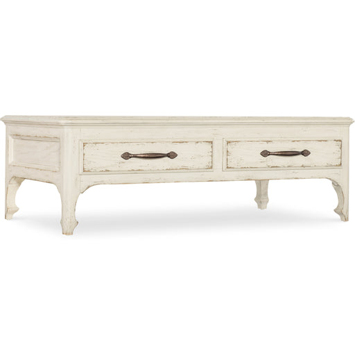 Hooker Furniture Americana White Rectangle Cocktail Table