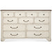 Hooker Furniture Rustic White Wood Americana Dresser 