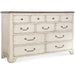 Hooker Furniture Rustic White Wood Americana Dresser 