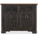 Hooker Furniture Traditional Black Wood Americana Two-Door Nightstand 