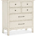 Hooker Furniture Rustic White Wood Tall Americana Six-Drawer Chest 