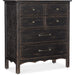 Hooker Furniture Rustic Dark Wood Tall Americana Six-Drawer Chest 