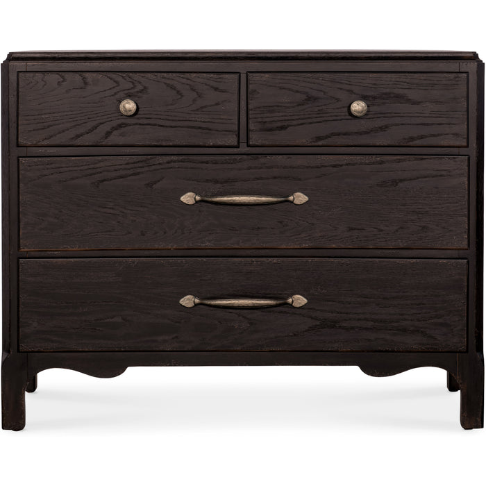 Hooker Furniture Rustic Dark Wood Americana Bachelor Chest 