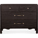 Hooker Furniture Rustic Dark Wood Americana Bachelor Chest 