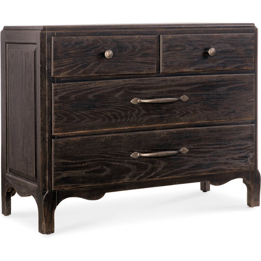 Hooker Furniture Rustic Dark Wood Americana Bachelor Chest 