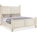 Hooker Furniture White Rustic Wood Americana Queen Panel Bed 