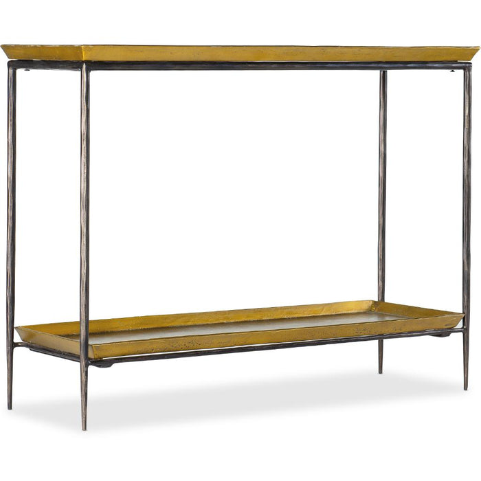 Hooker Furniture Commerce & Market Tray Top Metal Console Table