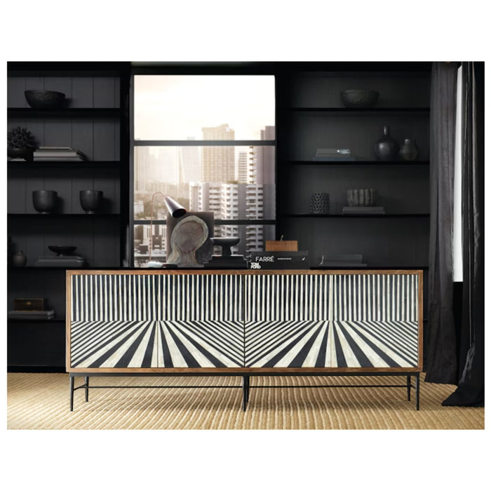 Hooker Furniture Commerce and Market Linear Perspective Credenza