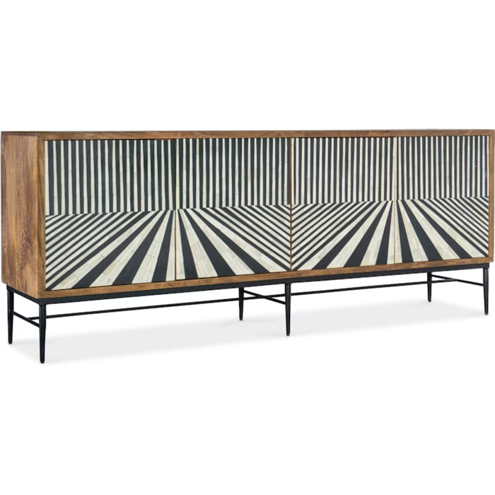 Hooker Furniture Commerce and Market Linear Perspective Credenza