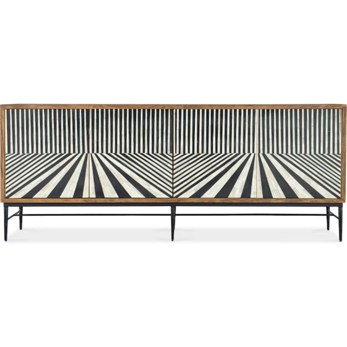 Hooker Furniture Commerce and Market Linear Perspective Credenza