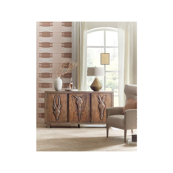 Hooker Furniture Commerce & Market Safari Medium Wood Credenza