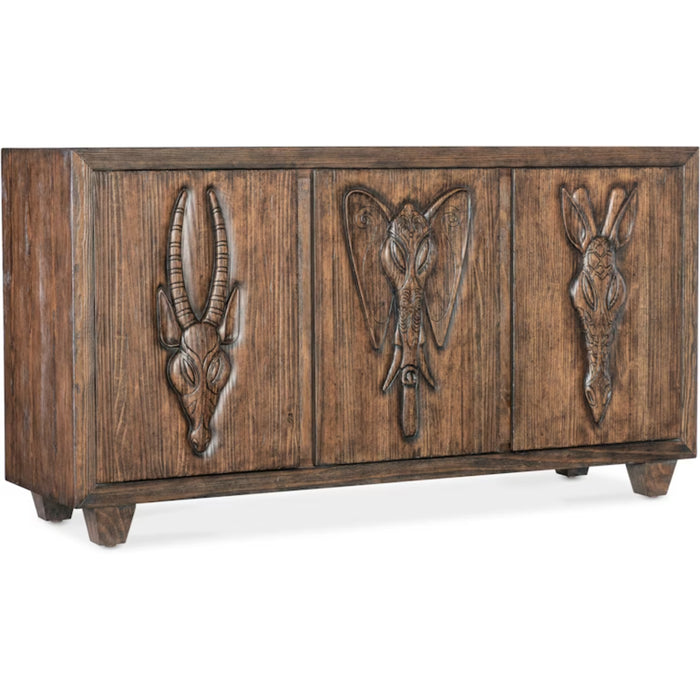 Hooker Furniture Commerce & Market Safari Medium Wood Credenza