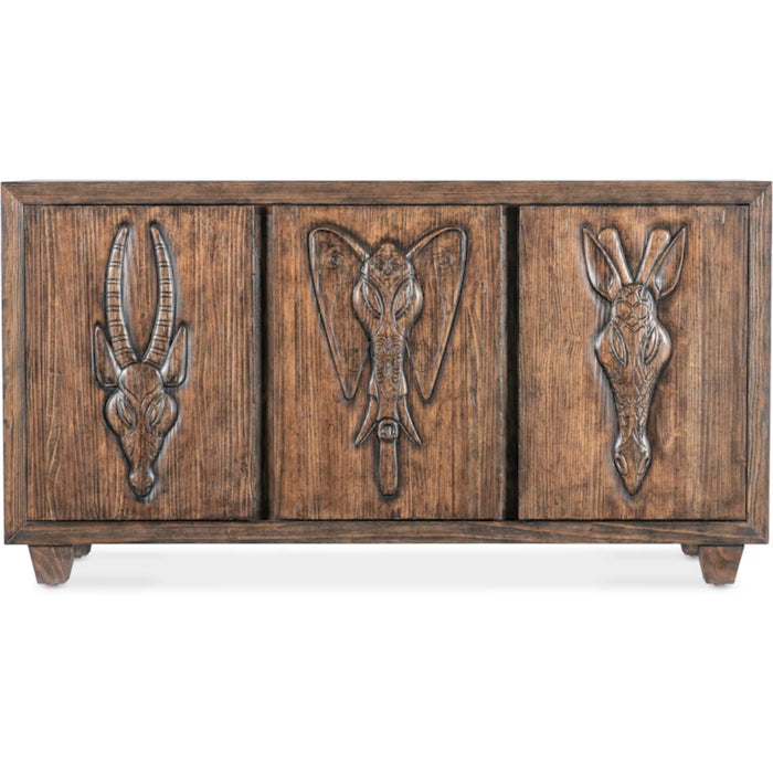 Hooker Furniture Commerce & Market Safari Medium Wood Credenza