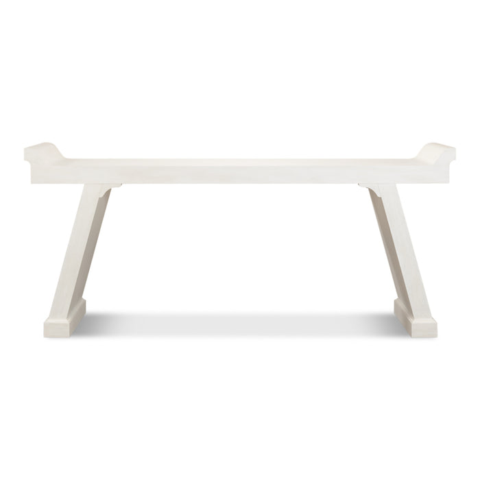 Suspension Console Table by Sarreid LTD. Working White