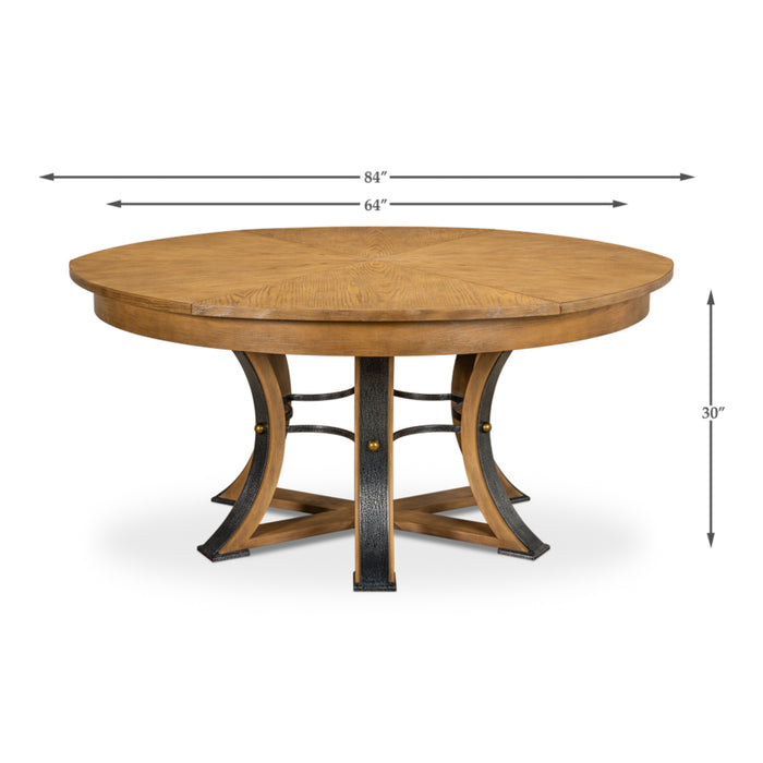 Sarreid LTD. Tower Jupe Extendable Lg, Dining Table