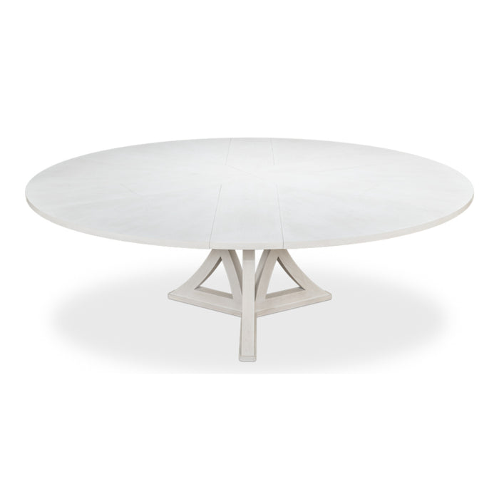 Sarried LTD. Casual Jupe Dining Table, Working White, Lg