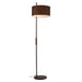 Zuo Lonte Sleek Steel Frame Modern Floor Lamp Black