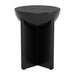 Zuo Midnight Tume Side Table Black Wood