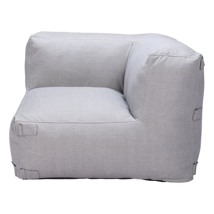 Zuo Luanda Corner Chair Gray