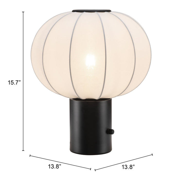 Zuo Wisteria Deco Charm Meets Modern Elegance White Table Lamp