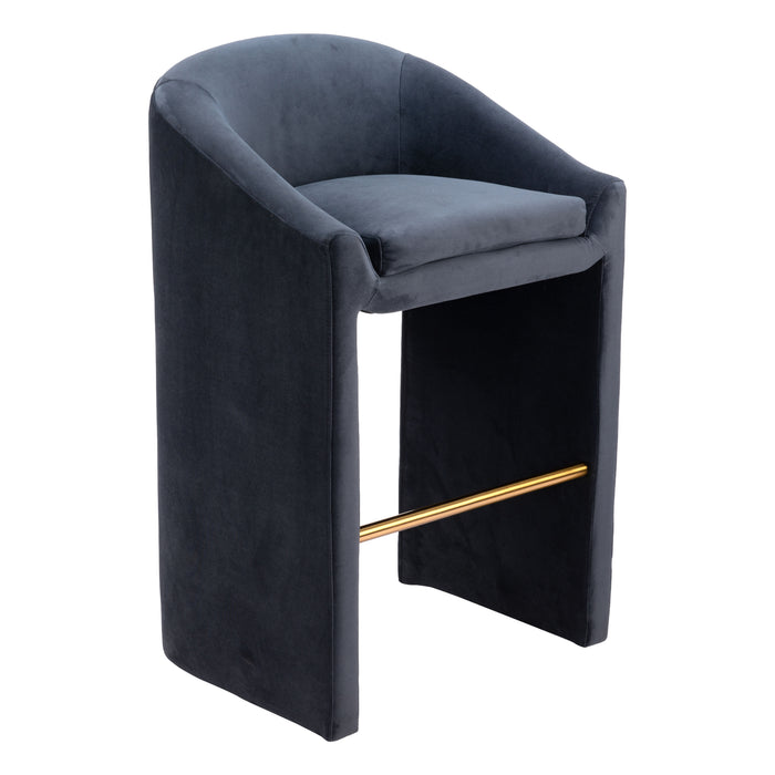 Zuo Emas Black Barstool