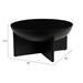 Zuo Tume Round Black Coffee Table