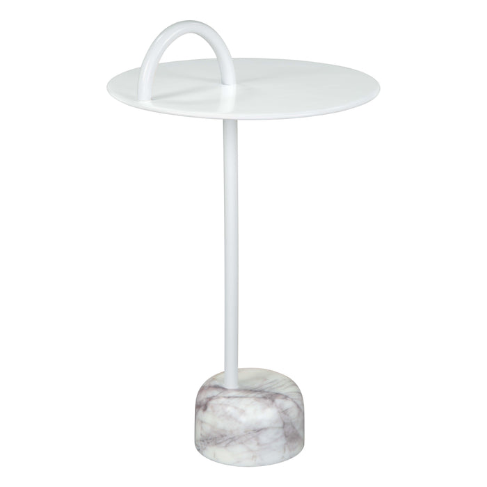 Zuo Will White Side Table