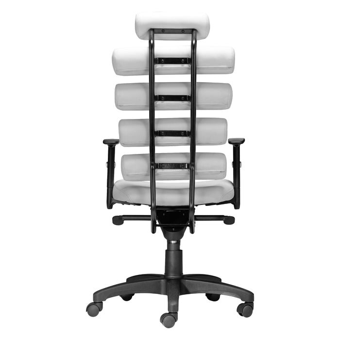 The Unico Modern Office Chair by Zuo, White