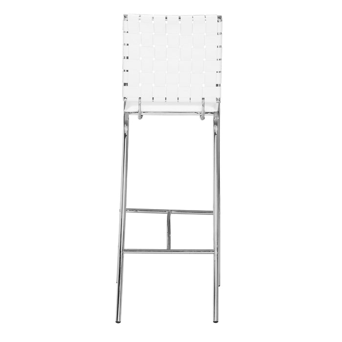 Zuo Criss Cross Barstool White