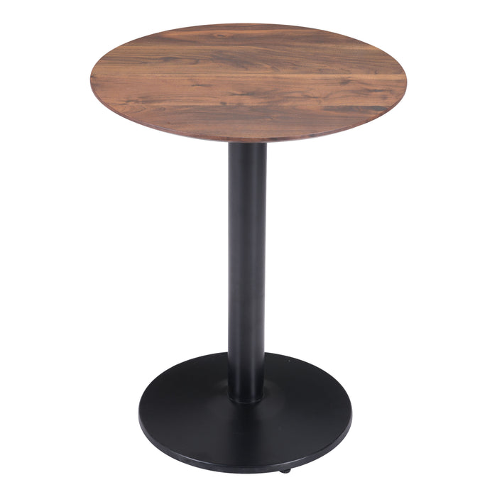 Zuo Alto Bistro Table Brown & Black