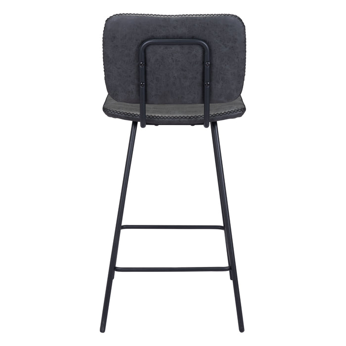 Zuo Boston Black Counter Stool