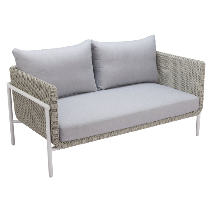 Zuo Frais Outdoor Loveseat Gray