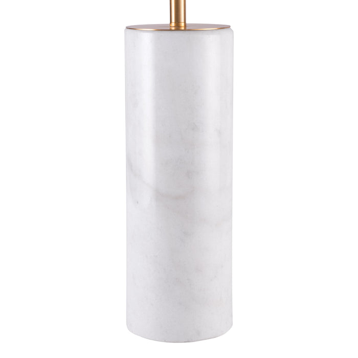 Zuo Ciara Modern White Marble Base Table Lamp