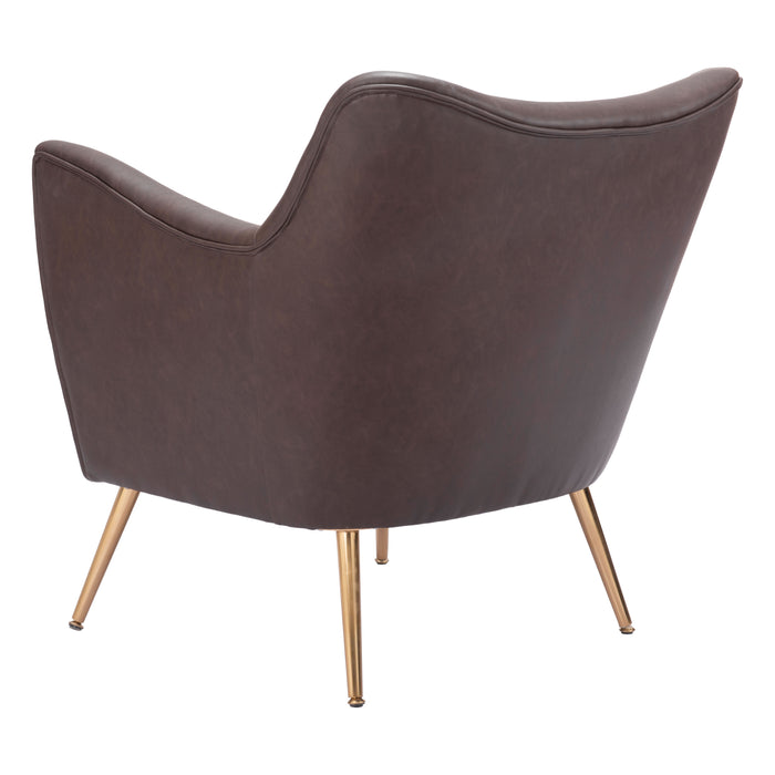 Zuo Modern Zoco Brown Accent Chair