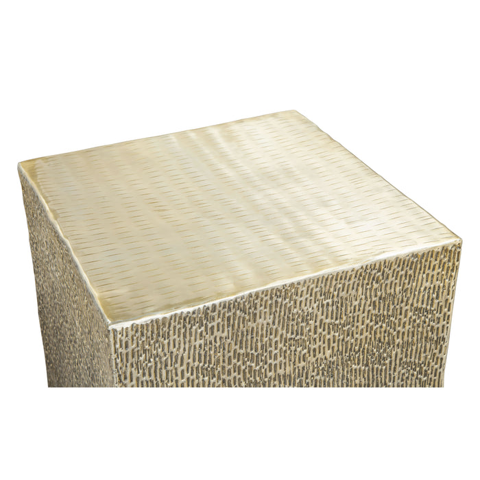 Zuo Mono Square Gold Side Table