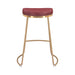 Zuo Bree Red Counter Stool