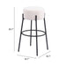 Zuo Blanche Barstool White