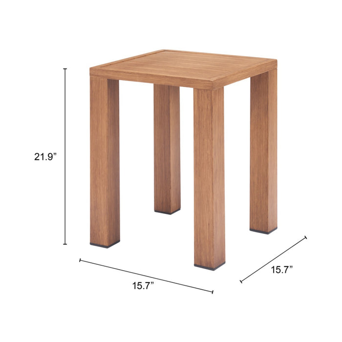 Zuo Regels Functional Elegance Side Table Natural