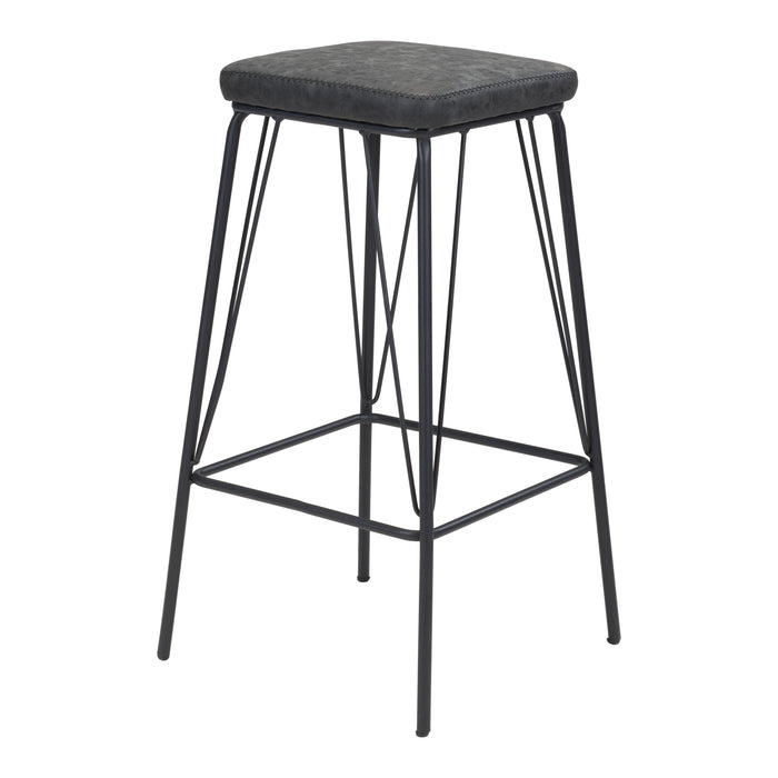 Zuo Samuel Black Barstool