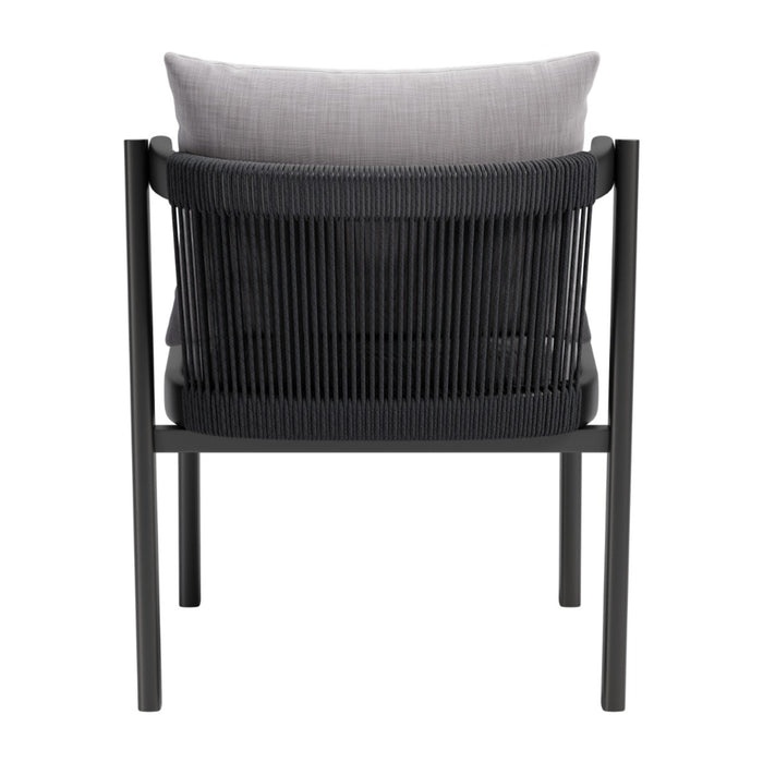 Zuo Modern Horizon Grey Outdoor Dining Chair