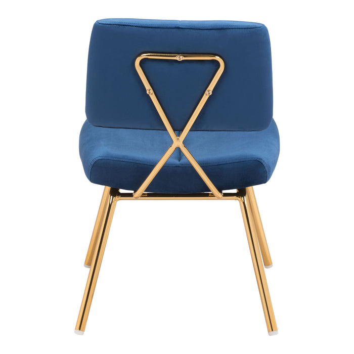 Zuo Modern Nicole Blue Accent Chair