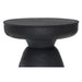 Zuo Sage Round Black Side Table