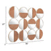 Zuo Cycle Multi-Mirror Wall Round Mirror Gold & Walnut