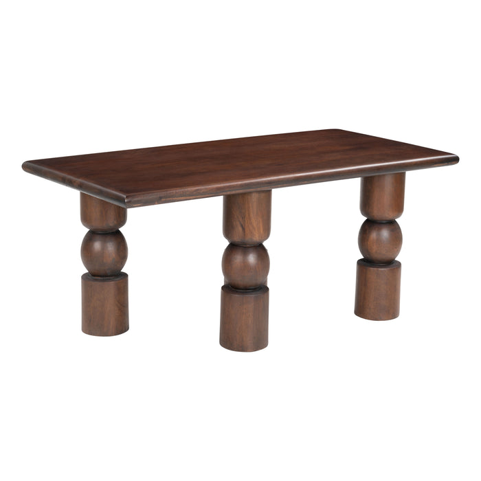 Zuo Split Rectangular Wood Coffee Table