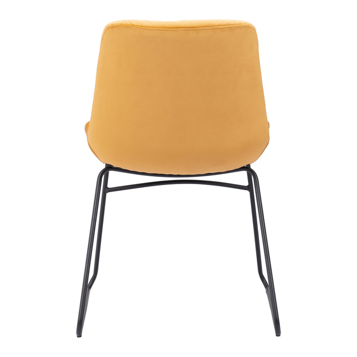 Zuo Tammy Dining Chair Yellow